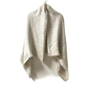 Auth LOUIS VUITTON Shawl Monogram Shine